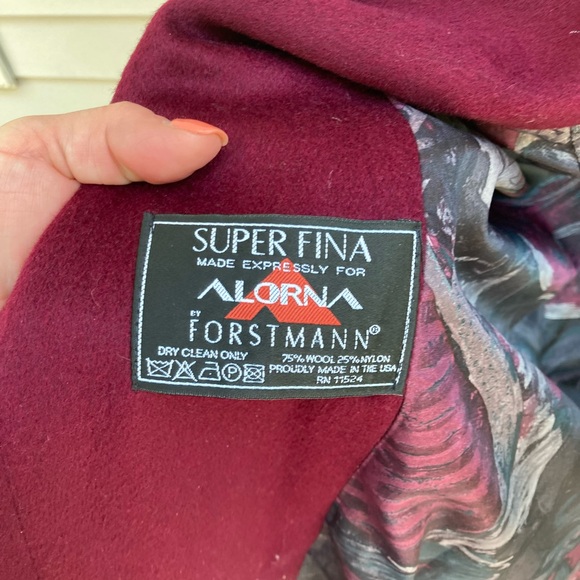 Alorna Forstman SuperFina long wool Coat - Picture 8 of 9